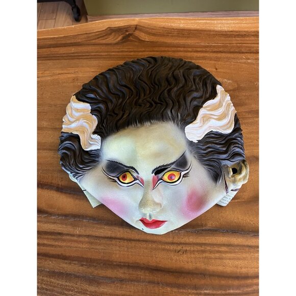 1997 Paper Magic Group Bride of Frankenstein Rubber Mask Universal Monsters - Picture 1 of 11